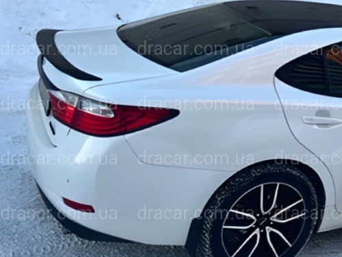 Спойлер лип Lexus ES 2012-2017 ABS пластик, цвет черный артикул 8418