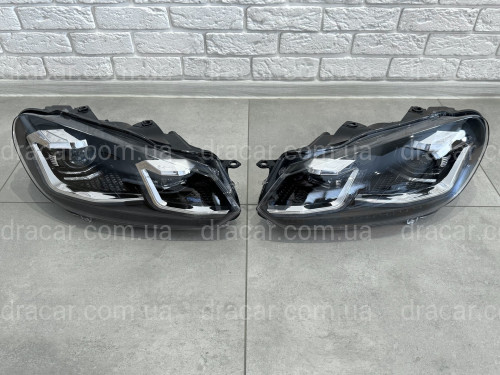 Фары в стиле Golf 7.5 для Volkswagen Golf 6 2009-2013 артикул 8335