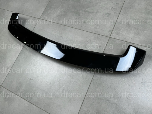 Спойлер козырек Mitsubishi Outlander 2012-2021 ABS пластик, цвет черный глянец артикул 8362