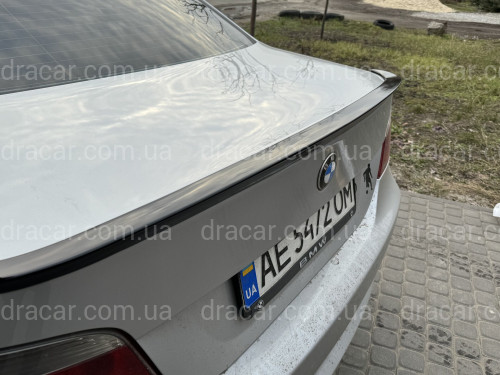 Спойлер лип багажника BMW series 5 E60 2004-2009 ABS пластик, цвет черный глянец артикул 8356
