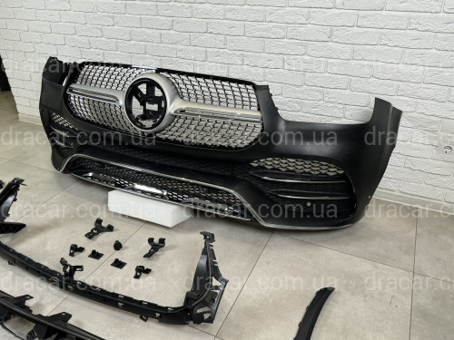 Обвес AMG Line Mercedes GLE V167 2019-2022  (решетка, передний / задний бампера) артикул 8238