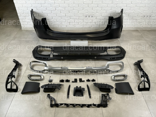 Обвес AMG Line Mercedes GLE V167 2019-2022  (решетка, передний / задний бампера) артикул 8238