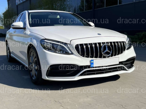 Бампер передний Mercedes C-class W205 в стиле C63 AMG рестайлинг 2019-2021 артикул 8449