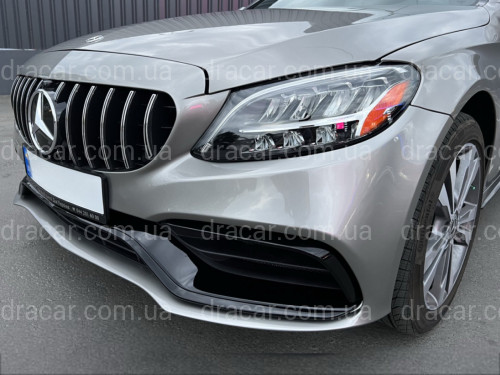 Комплект обвеса стиль AMG C63 рестайлинг 2019+ для Mercedes C Class W205 2014-2021 артикул 8441