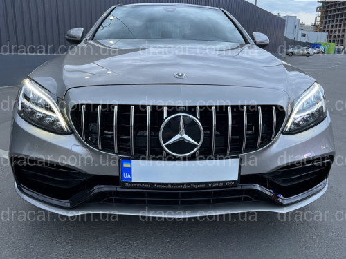 Бампер передний Mercedes C-class W205 в стиле C63 AMG рестайлинг 2019-2021 артикул 8449