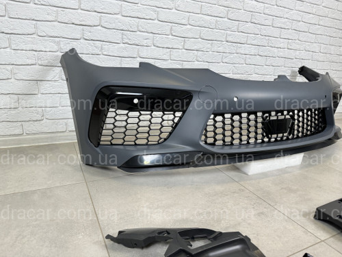 Бампер передний комплектный BMW 3 series G20 / G21 в стиле М8 артикул 7864