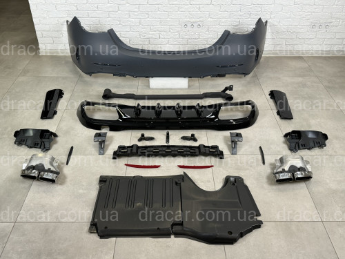 Комплект обвеса стиль AMG C63 для Mercedes C Class W206 2021+ артикул 8439
