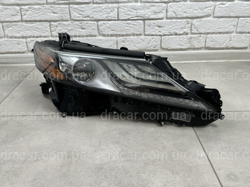 FULL LED правая фара рестайлинг XSE 2021 для Toyota Camry 70 USA 2017-2024   артикул 8467