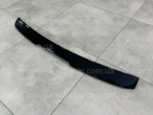 Козырёк на стекло BMW E60 2004-2009 ABS пластик, черный глянец артикул 8502