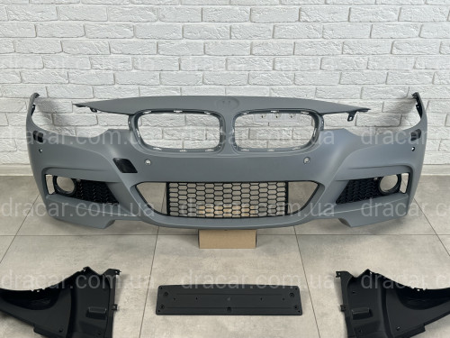 Комплект обвеса M Paket BMW 3 Series F30 2012-2018  (передний / задний бампер, пороги) ПОД ПАРКТРОННИКИ артикул 8470