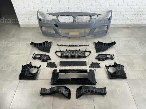Комплект обвеса M Paket BMW 3 Series F30 2012-2018  (передний / задний бампер, пороги) БЕЗ ПАРКТРОННИКОВ артикул 8471
