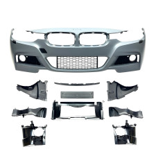 Передний бампер M Paket  BMW 3 Series F30 F31 2012-2018 (под омыватели / без отверстий под парктроники)