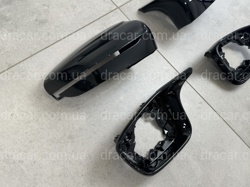 Корпуса зеркал M LOOK BMW G11 G12 G14 G15 G16 G20 G21 G22 G23 G26 G30 G31 G32 черный глянец артикул 8505