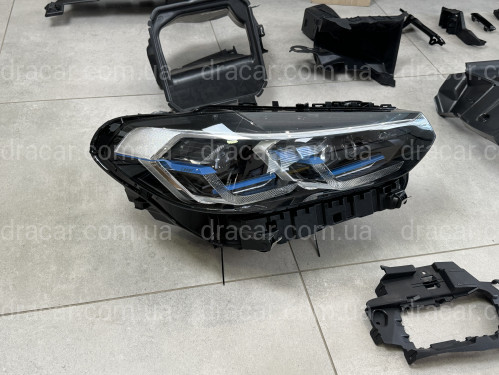 Обвес комплект рестайлинга X3M F97 LCI 2022+ для BMW X3 G01 2018-2021 артикул 8521
