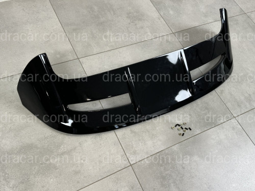 Спойлер козырек Ford Fiesta хетчбек 2011-2017, черный глянец артикул 8279