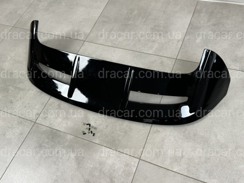 Спойлер козырек Ford Fiesta хетчбек 2011-2017, черный глянец артикул 8279
