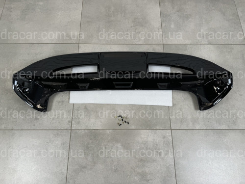Спойлер козырек Ford Fiesta хетчбек 2011-2017, черный глянец артикул 8279