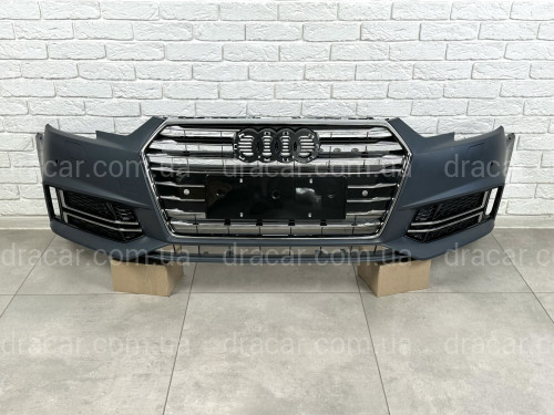 Бампер передний в сборе S-Line для Audi A4 B9 2015-2019 артикул 8530