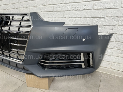 Бампер передний в сборе S-Line для Audi A4 B9 2015-2019 артикул 8530