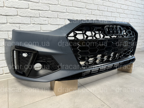 Бампер передний в сборе S-Line для Audi A4 B9 2020- артикул 8529