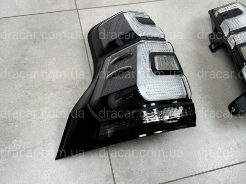 Задние фонари дымчатые Toyota Land Cruiser Prado 150 2017-2023 2шт артикул 8540