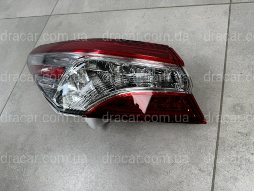 Задний фонарь левый наружный FULL LED Toyota Camry 70 USA XLE XSE 2017-2020 1шт. артикул 8541