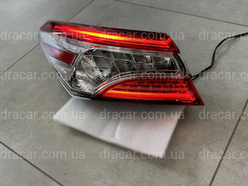 Задний фонарь левый наружный FULL LED Toyota Camry 70 USA XLE XSE 2017-2020 1шт. артикул 8541
