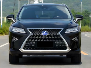 Решётка радиатора Lexus RX 2015-2019 в стиле рестайлинг 2020 цвет графит