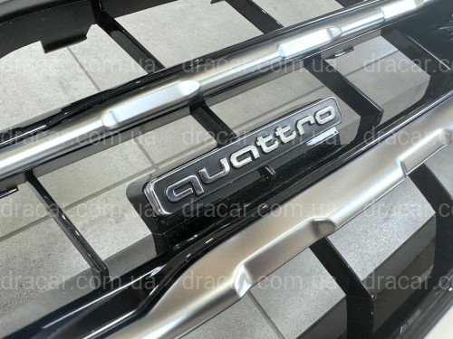 Решетка радиатора Audi Q7 4M 2015-2019 черная с серым 4M0 853 651 Q T94 артикул 8568