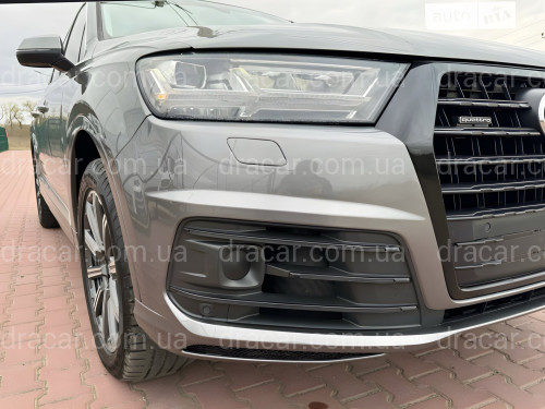 Решетки бампера S-Line ПОД РАДАРЫ Audi Q7 4M 2015-2019 черные 2шт, левая 4M0 807 681 / правая 4M0 807 682  артикул 8572