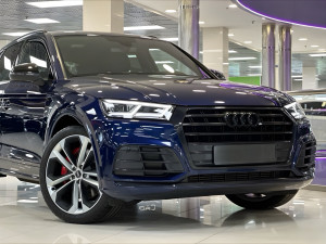 Бампер передний в сборе S-Line BLACK Audi Q5 2017-2020