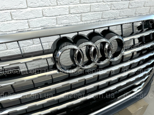 Бампер передний в сборе S-Line ПОД РАДАРЫ Audi Q7 4M 2015-2019 артикул 8574
