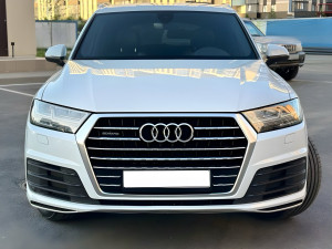 Бампер передний в сборе S-Line БЕЗ РАДАРА Audi Q7 4M 2015-2019 