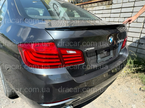 Спойлер лип на багажник BMW series 5 F10 2010-2016 ABS пластик, черный глянец артикул 8499