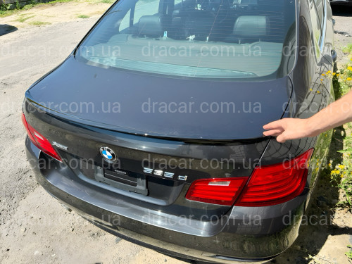 Спойлер лип на багажник BMW series 5 F10 2010-2016 ABS пластик, черный глянец артикул 8499
