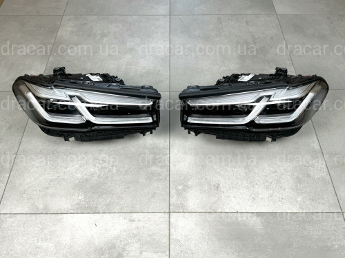 Фары Adaptive LED LCI рестайлинг для BMW G30 / G31 2020-2023 2шт. комплектные с блоками артикул 8625