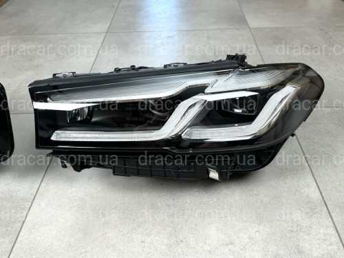 Фары Adaptive LED LCI рестайлинг для BMW G30 / G31 2020-2023 2шт. комплектные с блоками артикул 8625