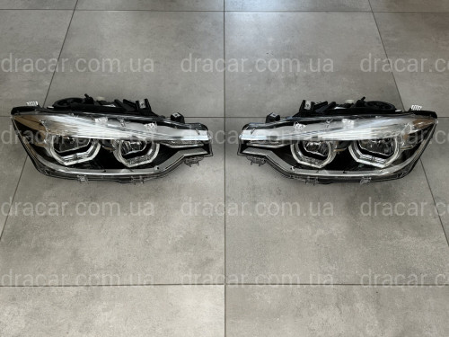 Фары Adaptive FULL LED LCI для BMW 3 series F30 F31 2015-2018 2шт. комплектные с блоками артикул 8630