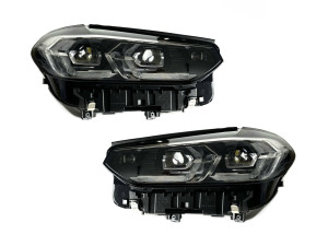 Фары Adaptive LED LCI рестайлинг для BMW X3 G01 F97 / X4 G02 F98 2021-2024 2шт. комплектные с блоками	
