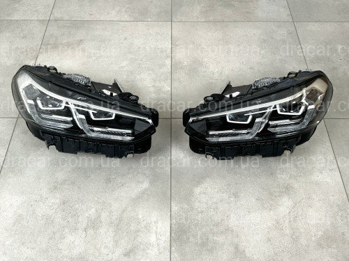Фары Adaptive LED LCI рестайлинг для BMW X3 G01 F97 / X4 G02 F98 2021-2024 2шт. комплектные с блоками	 артикул 8626