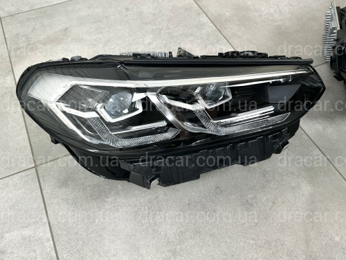 Фары Adaptive LED LCI рестайлинг для BMW X3 G01 F97 / X4 G02 F98 2021-2024 2шт. комплектные с блоками	 артикул 8626