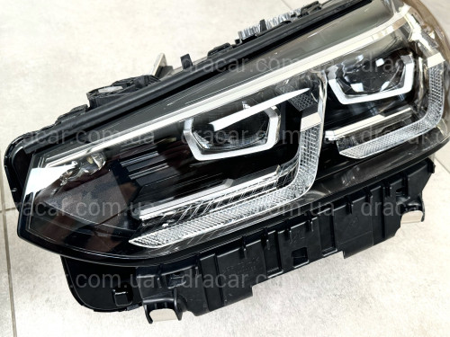 Фары Adaptive LED LCI рестайлинг для BMW X3 G01 F97 / X4 G02 F98 2021-2024 2шт. комплектные с блоками	 артикул 8626