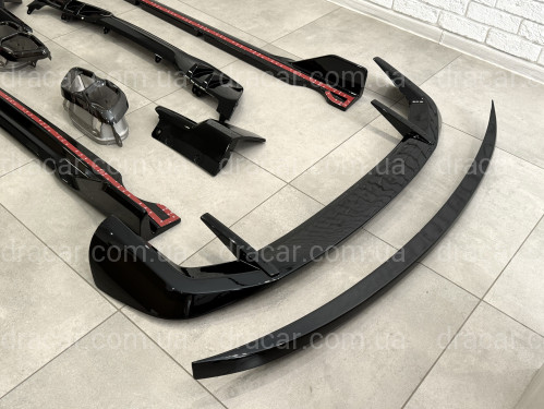Комплект обвеса M paket LCI Paradigm Black Knight для BMW X5 G05 2023+, цвет черный глянец артикул 8690