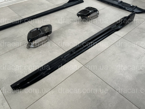 Комплект обвеса M paket LCI Paradigm Black Knight для BMW X6 G06 2023+, цвет черный глянец артикул 8691