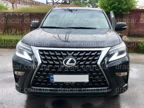 Комплект рестайлинга Lexus GX 460 2014-2019 в 2020+ (фары, решетка) артикул 8692