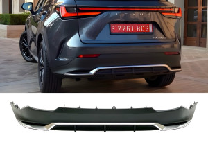 Юбка заднего бампера F-Sport Lexus NX 2022+