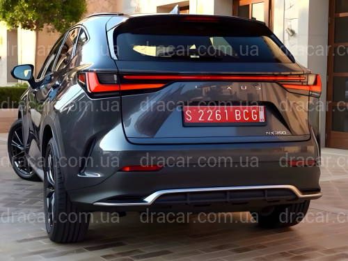 Юбка заднего бампера F-Sport Lexus NX 2022+ артикул 8699