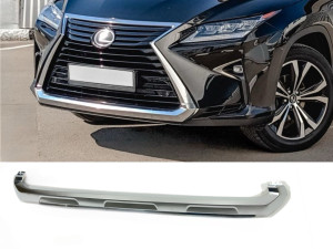 Нижняя хром окантовка решетки Lexus RX 2015-2019 5312248050 полуматовый