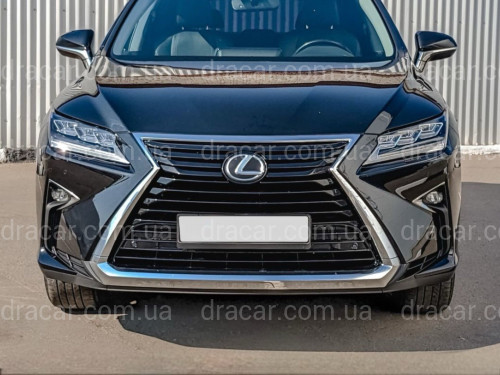 Нижняя хром окантовка решетки Lexus RX 2015-2019 5312248050 полуматовый артикул 7062