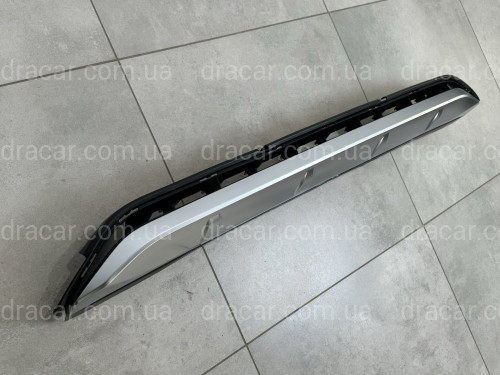 Хром переднего бампера F-Sport Lexus RX 2015-2019 5312248080 полуматовый артикул 8700